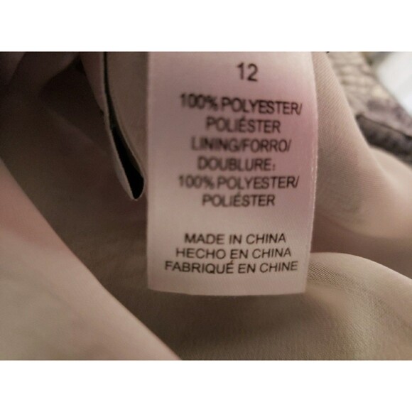 Alfred Dunner Women's Gray Blue Black Button Dress Shirt Sz 12 - Picture 6 of 7